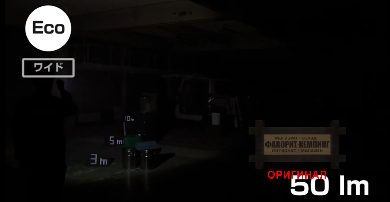 Японский ручной светодиодный фонарь Gentos RX-386R