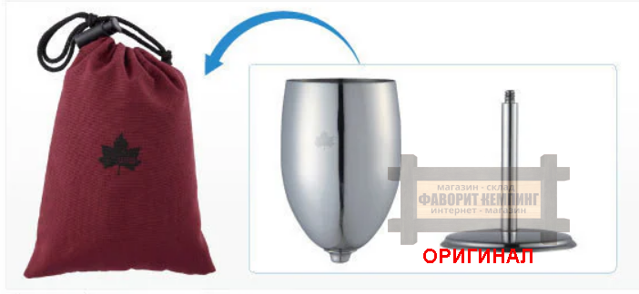 Японский бокал  из нержавеющей стали Logos, оригинал  81285112 ( 260 мл. )