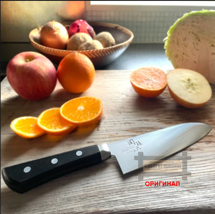 Японский кухонный набор , нож + ножницы KAI RC-5076