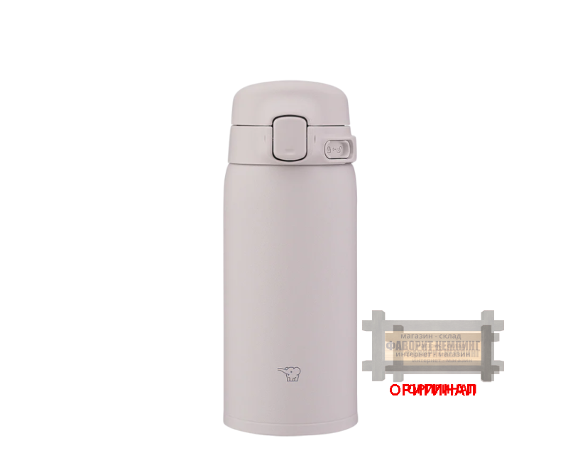 Японская термокружка Zojirushi, оригинал 360 мл 230225 (Мягко-серый)