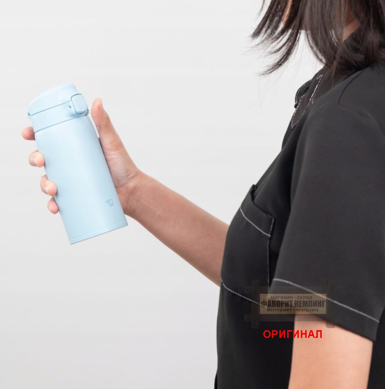 Японская термокружка Zojirushi, оригинал 360 мл 230256 (Голубой)