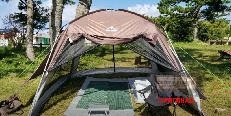 Японская  туристическая ( кухня-тент-шатёр) Hill Stone AD249 (цвета - GR,RB,BU )