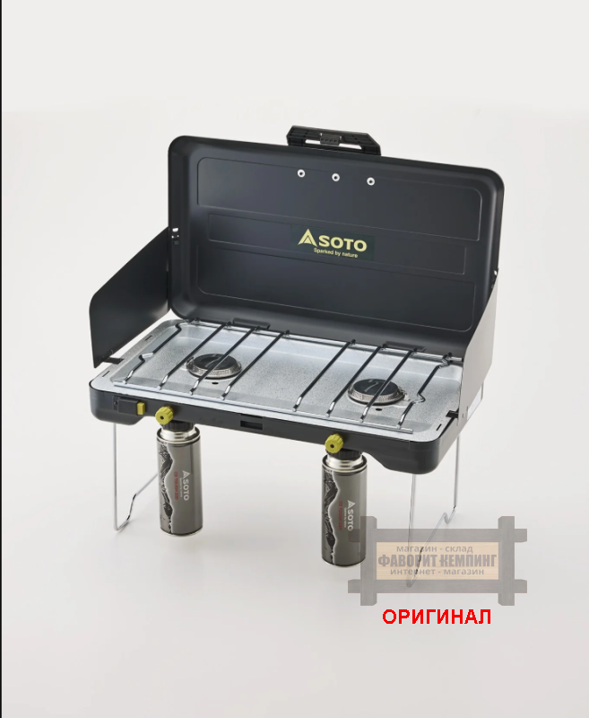 Японская Двухконфорочная газовая плита для туризма и кемпинга ST-527/5273