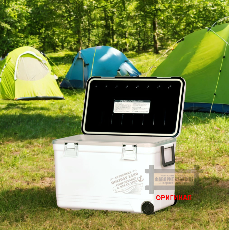 Японский кулбокс Shinwa на 33л WH/BL