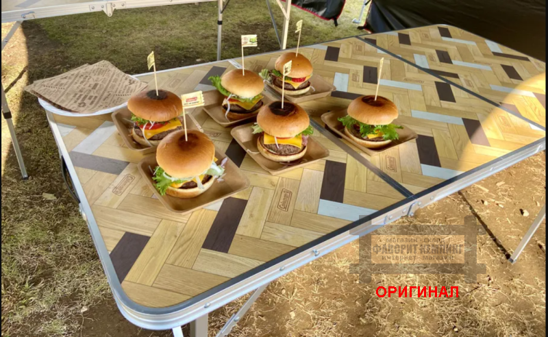 Японский раскладной туристический стол Coleman 150х70 Natural 2205811