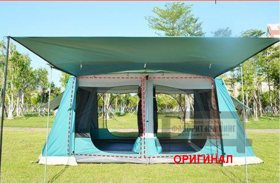 Японская, туристическая, семейная, 8 -10 местная  двухкомнатная палатка Hill Stone AD135