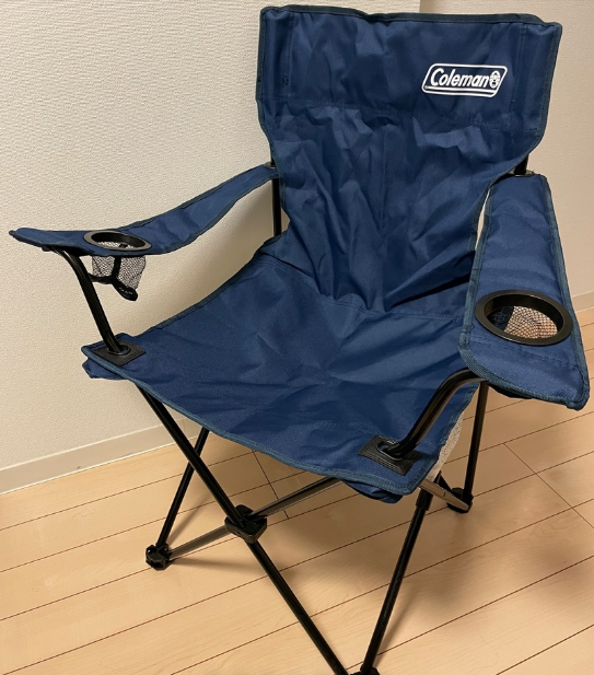 Японский раскладной стул-кресло Coleman 38831 (синий)