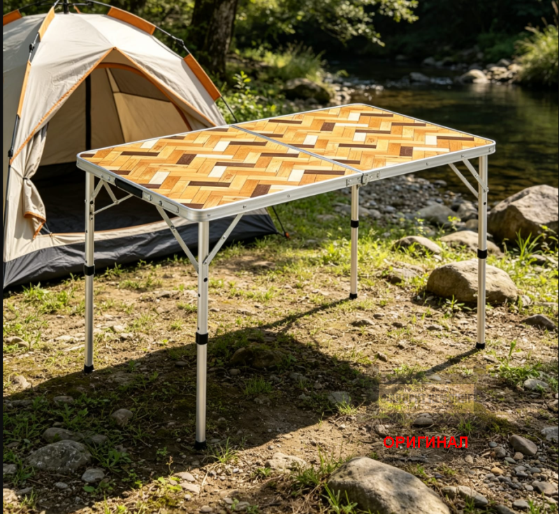 Японский  складной  туристический стол Coleman 120х70 Natural 2205813