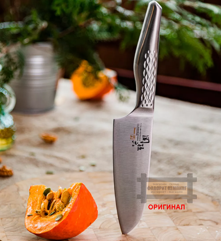 Японский бытовой кухонный  нож Sekisonroku Takumi Sou Santoku knife AB5162 145mm