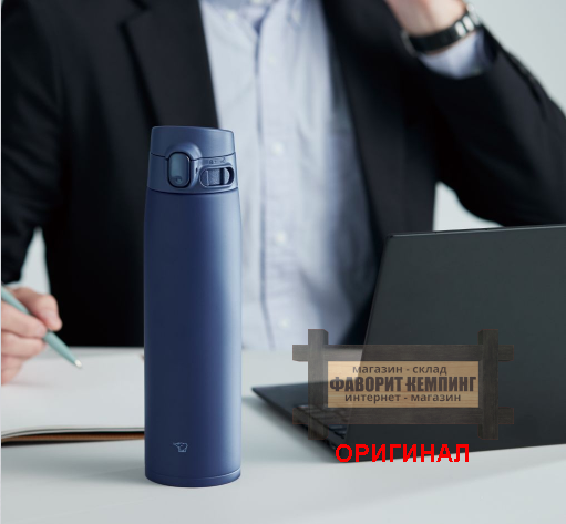 Японская термокружка Zojirushi, оригинал 600 мл 226723 (Синий)