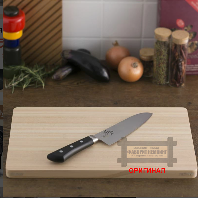 Японский кухонный набор , нож + ножницы KAI RC-5076