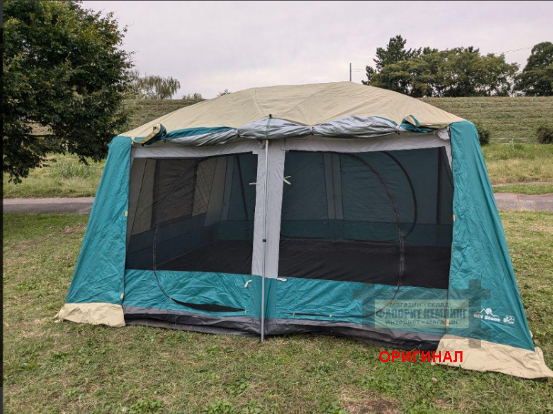 Японская, туристическая, семейная, 8 -10 местная  двухкомнатная палатка Hill Stone AD135