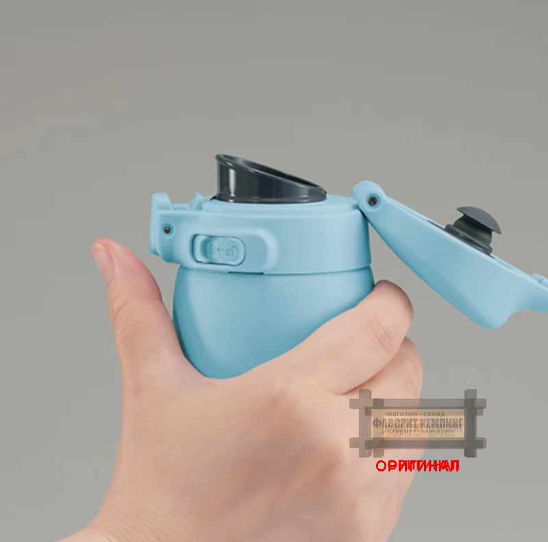 Японская термокружка Zojirushi, оригинал 360 мл 230225 (Мягко-серый)