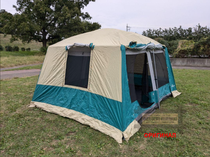 Японская, туристическая, семейная, 8 -10 местная  двухкомнатная палатка Hill Stone AD135