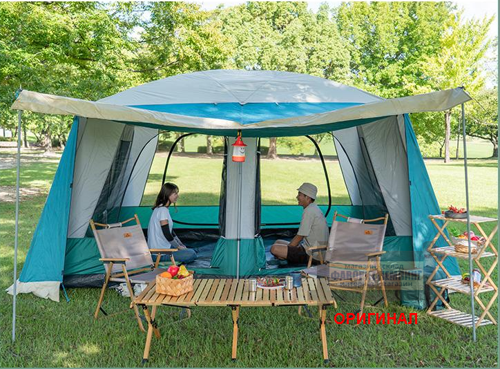 Японская, туристическая, семейная, 8 -10 местная  двухкомнатная палатка Hill Stone AD135