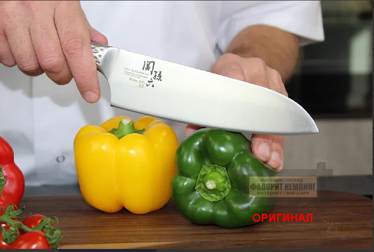 Японский бытовой кухонный Нож Sekisonroku Takumi Sou Santoku Knife AB5156 165mm