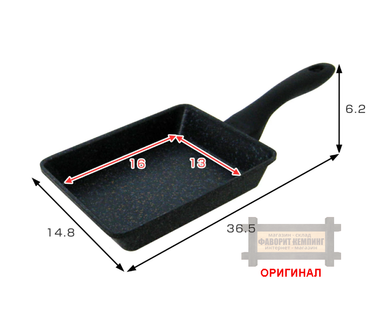 Японская сковорода Tafuсo F-7225 