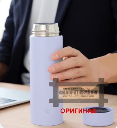 Японская термокружка Zojirushi, оригинал  227515 480 мл (маково-красный)