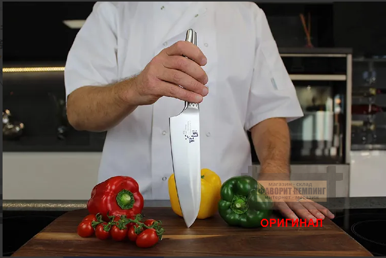 Японский бытовой кухонный Нож Sekisonroku Takumi Sou Santoku Knife AB5156 165mm