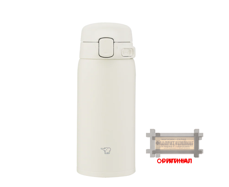 Японская термокружка Zojirushi, оригинал 360 мл 230225 (Мягко-серый)