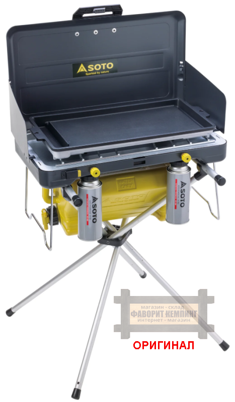 Японская Двухконфорочная газовая плита для туризма и кемпинга ST-527/5273