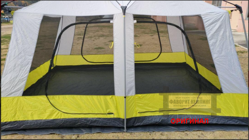 Японская, туристическая, семейная, 8 -10 местная  двухкомнатная палатка Hill Stone AD135