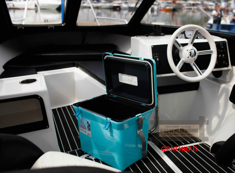 Японский Кулбокс Shinwa  Aqua Blue 28A на 28 литров 