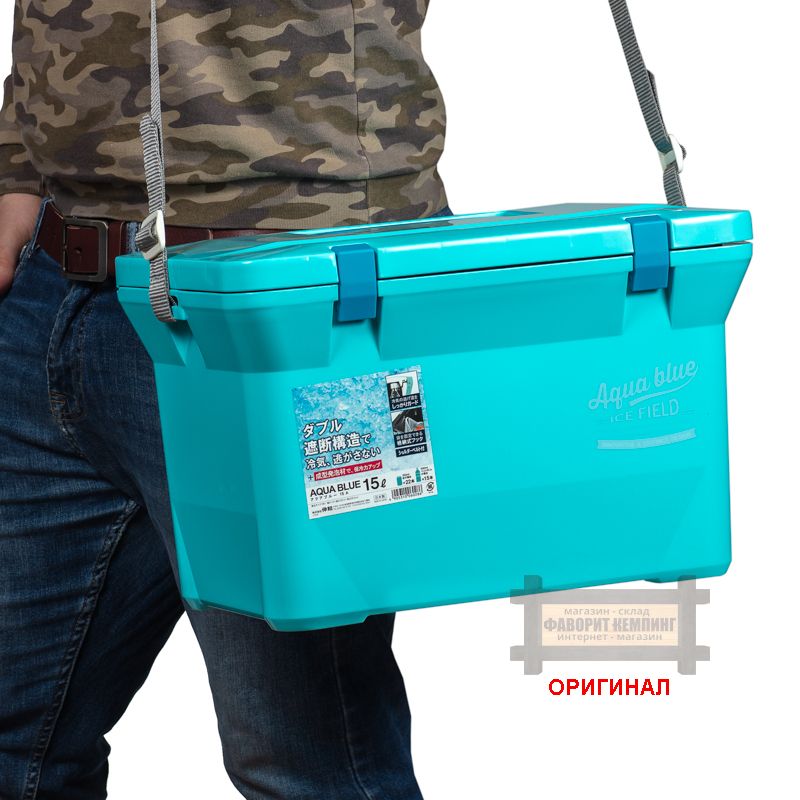 Японский Кулбокс Shinwa  Aqua Blue 15A на 15 литров 